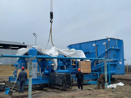 iPPC has started the process of preparing for the installation of a compressor unit at the Elizavetivske EPF