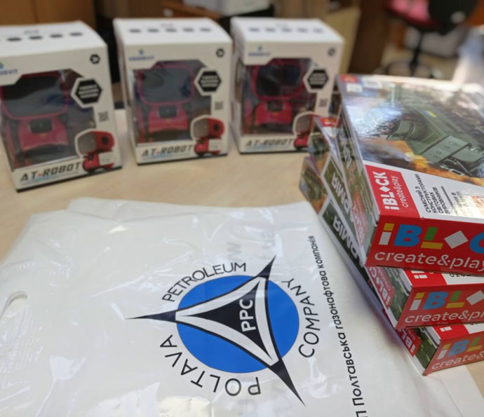 JV PPC presented gifts to children of Poltava region for Children's Day